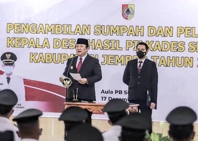 Bupati Jember Beri Tugas Pertama 59 Kades Terpilih Layani Vaksinasi Warga Desanya
